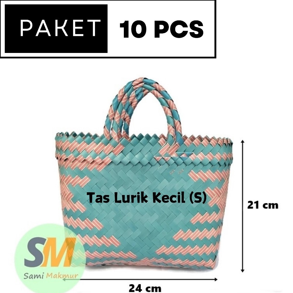 

Kirim Sekarang PAKET HEMAT 1 PCS Tas Anyaman Plastik LURIK KECIL S Tas Anyam Untuk Hampers Souvenir Belanja Pasar Parcel Bingkisan Lebaran Muat Kotak Nasi Toples Roti