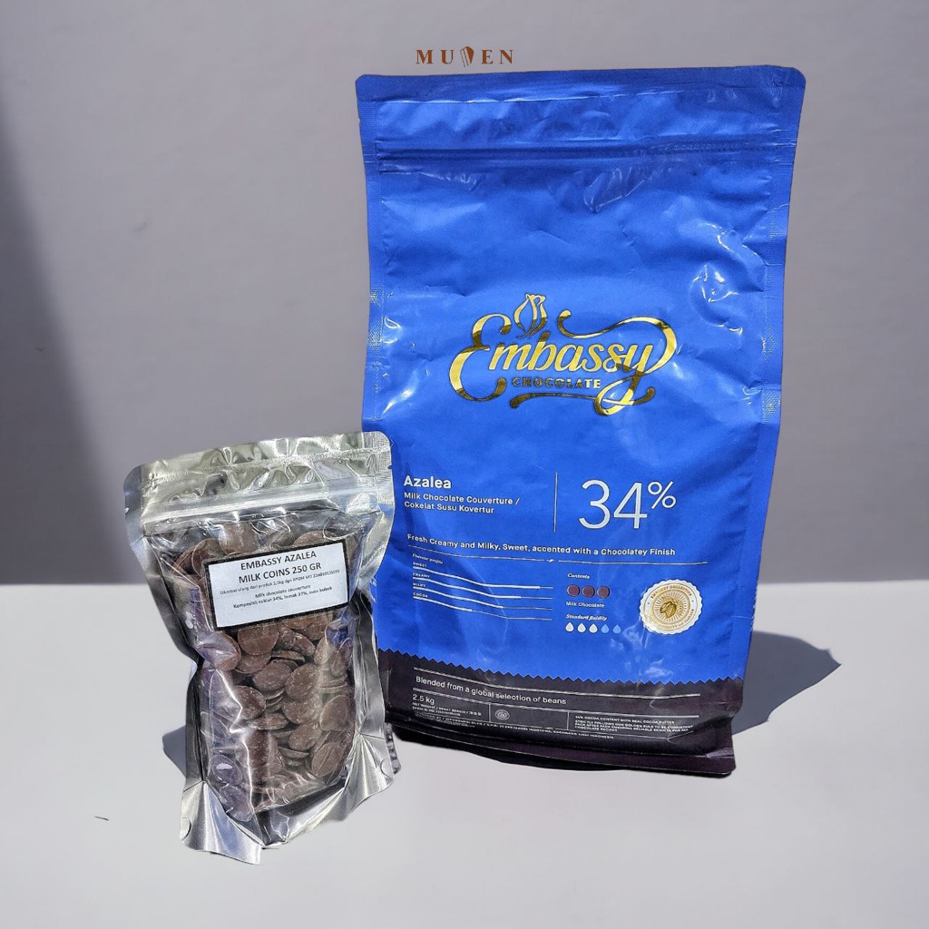 

EMBASSY AZALEA MILK COINS 250 GR