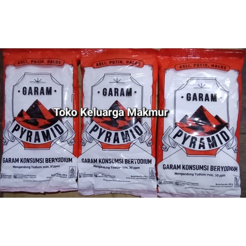 

GARAM PYRAMID SATUAN @ 250 GR
