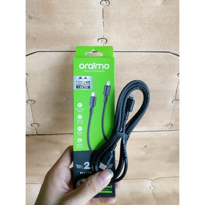 ORAIMO OCD-CL54 fastLine 2 Data Cable Type-C To Lightning Faster Charging 2.4A