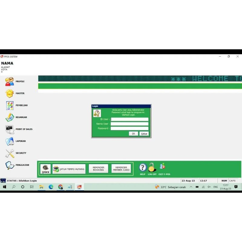 COSTUM PROGRAM KASIR ( Salon, spa, apotek. klinik, bengkel, toko, laundry, petshop, babetshop, grosi