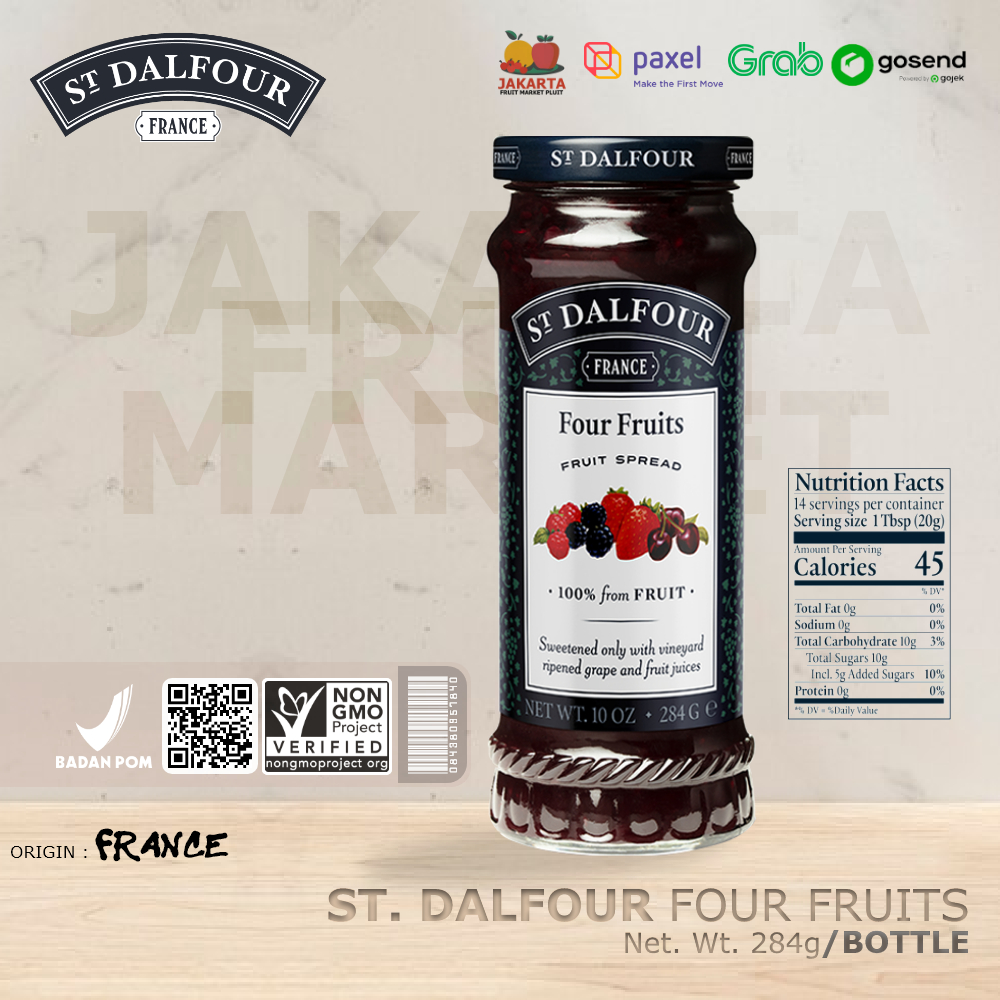 

SELAI ST DALFOUR FOUR FRUITS Fruit Spread premium import france