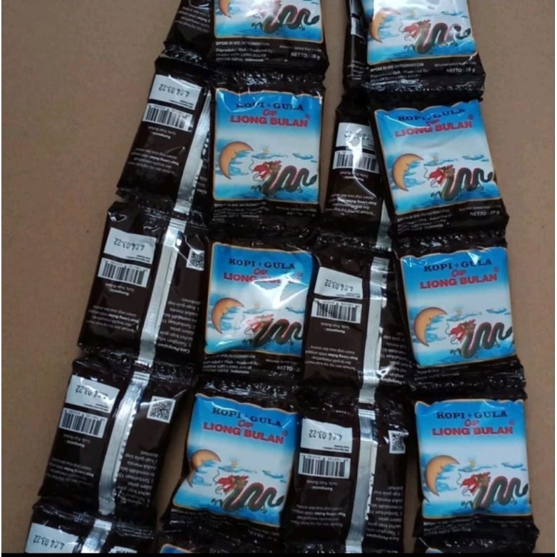 

Kopi Liong Bulan 20saset (kopi + gula)