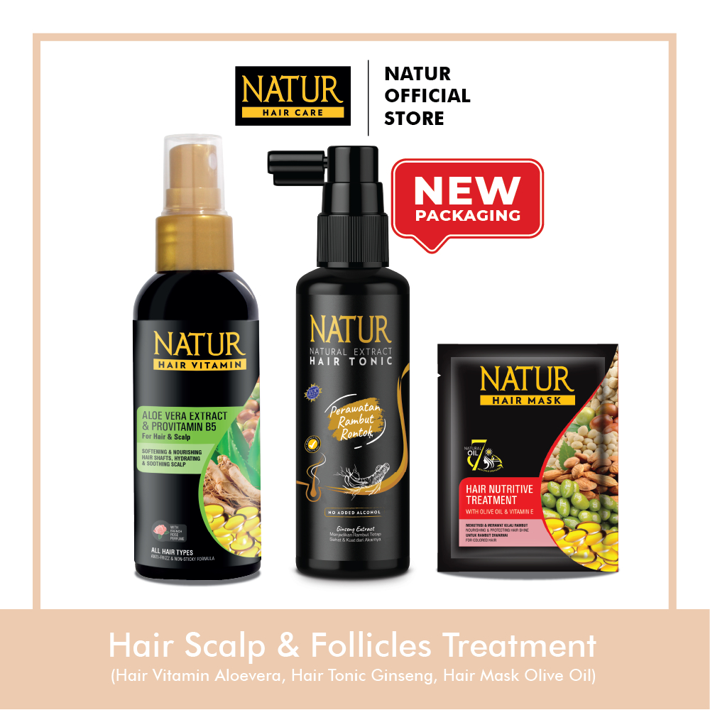 Hair Scalp & Follicles Treatment - Paket Untuk Rambut Ketombe