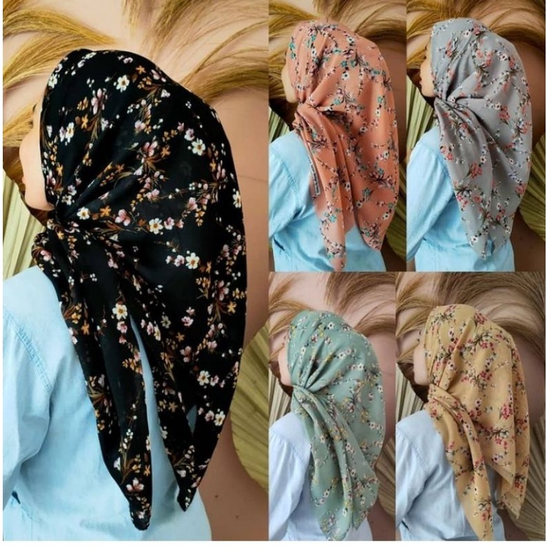 Hijab Segi 4 IMAH SCARF PREMIUM Original by Halimah Collection