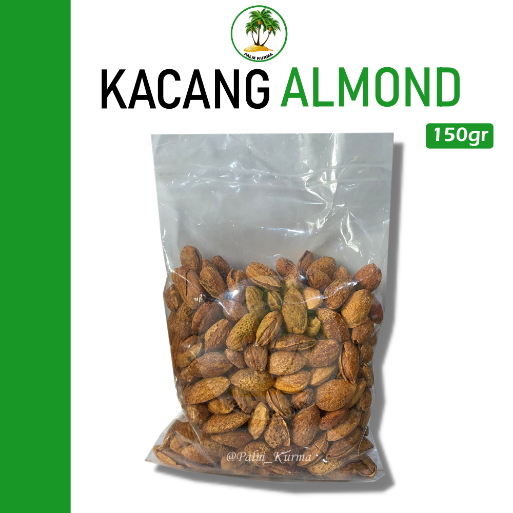 

Kacang Almond [150gr] // Kacang almond susu roasted Original Premium
