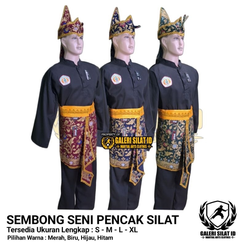 Sembong Silat Seni Pencak Silat - Dodot TGR Batik Prada - Kain Sambong / Sembong
