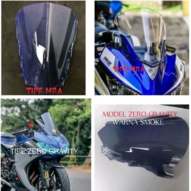 WINDSHIELD R25 VISOR R25 TEBAL 3 MILI VISOR R25 OLD(2014-2017)