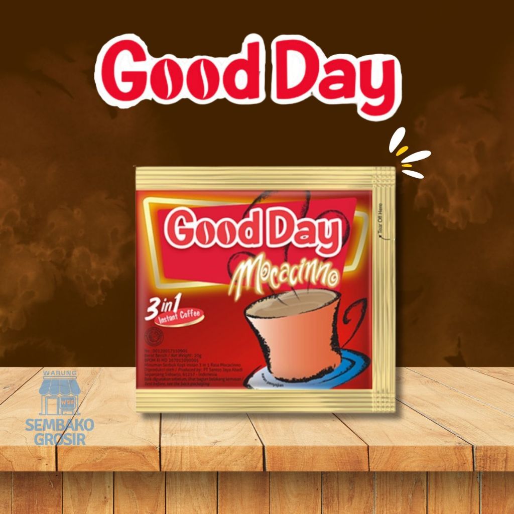 

KOPI GOOD DAY MOCACINNO 1 PCS COFFE MOCCACINO