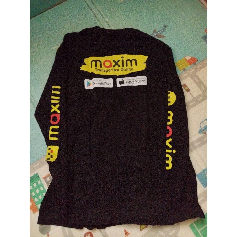 baju lengan panjang ojol maxim