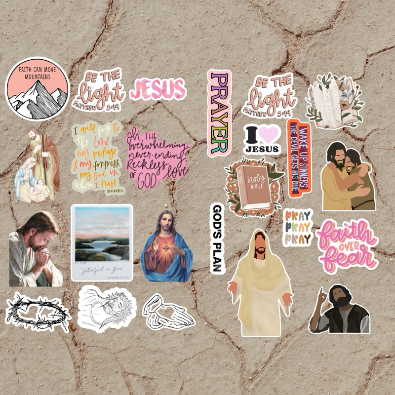 

[Free Bonus] CHRISTIANITY KRISTEN YESUS ROHANI ALKITAB ASESORI BIBLE WATERPROOF STICKER ISI 2 LEMBAR UNTUK LAPTOP HP JOURNAL NOTEBOOK TUMBLR MOTOR HIGH DEFINITION HIGH QUALITY
