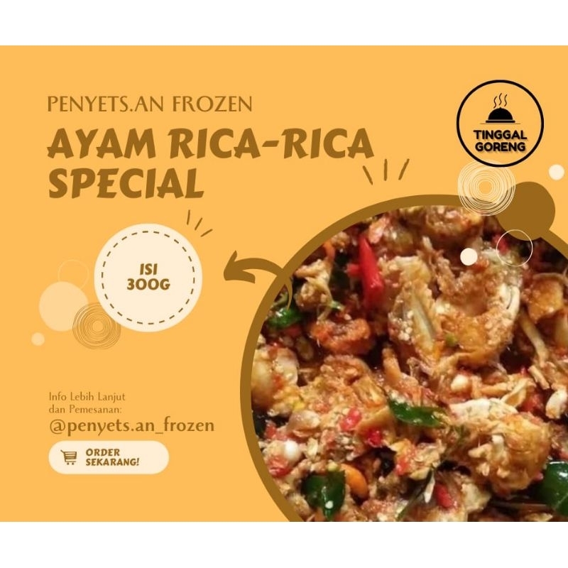 

Penyets.an Ayam Pedas - Rica Rica Ayam 300 gram