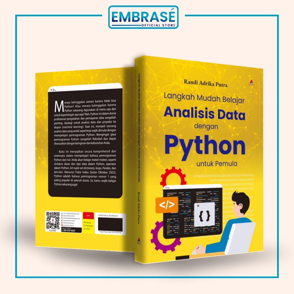 Buku Langkah Mudah Belajar Analisis Data Dengan Python - Embrase