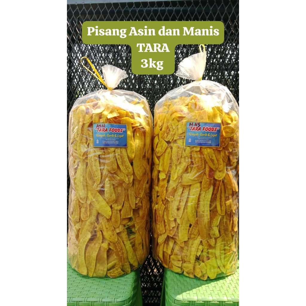 

pisang asin dan manis tara