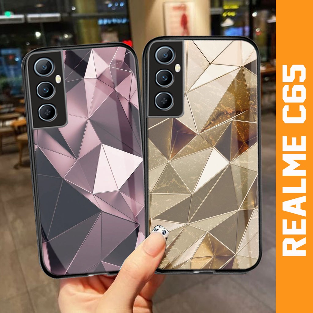 Softcase Kaca Realme C65 Terbaru [M208] Case Handphone Realme C65 - Casing Handphone - Kesing - Peli