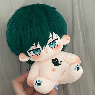 20cm boneka BLUE LOCK  Rin Itoshi Plushie Plush Doll Cotton Clothes Change Clothes Costume Outfit Co