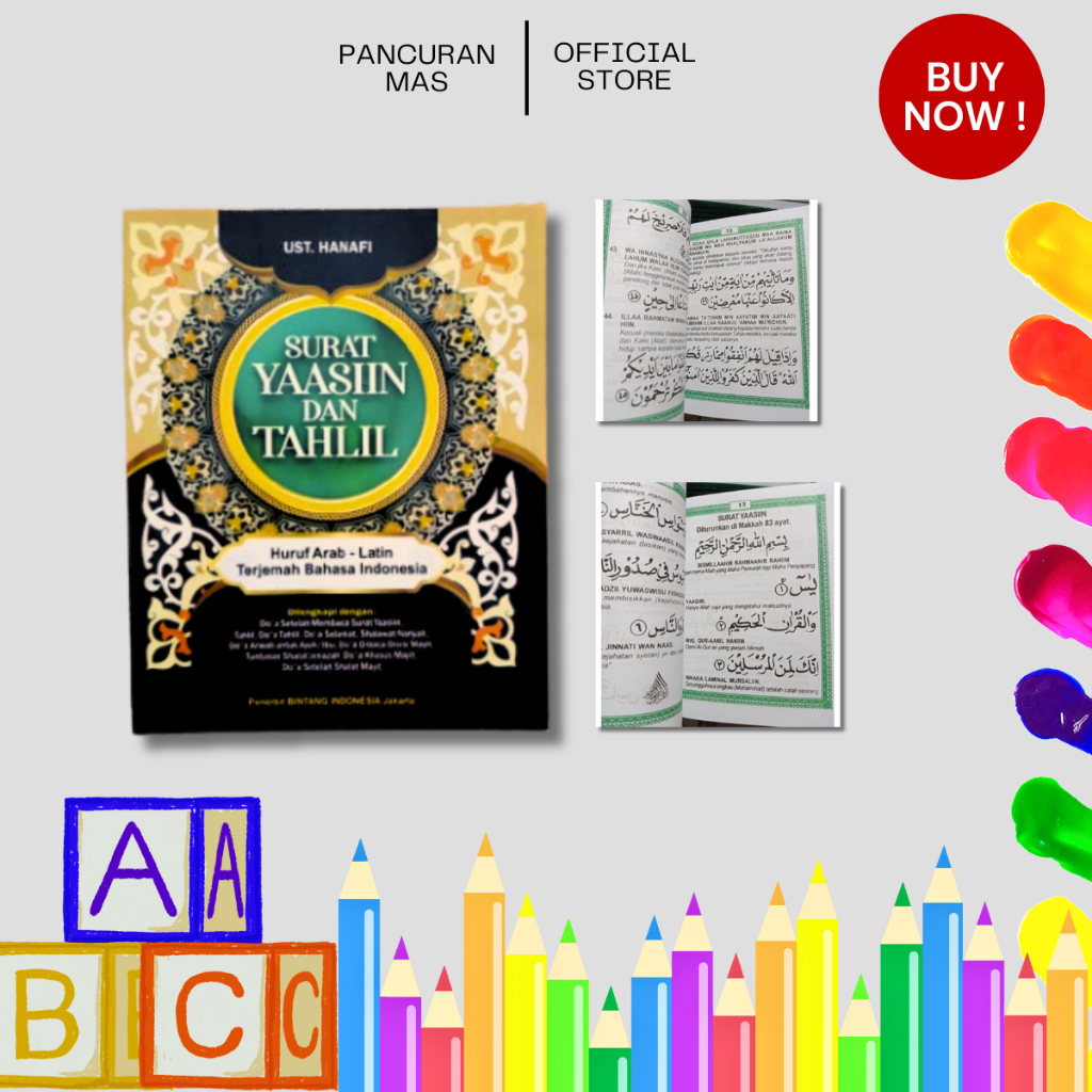 Buku Surat Yasin Dan Tahlil Terjemahan Lengkap