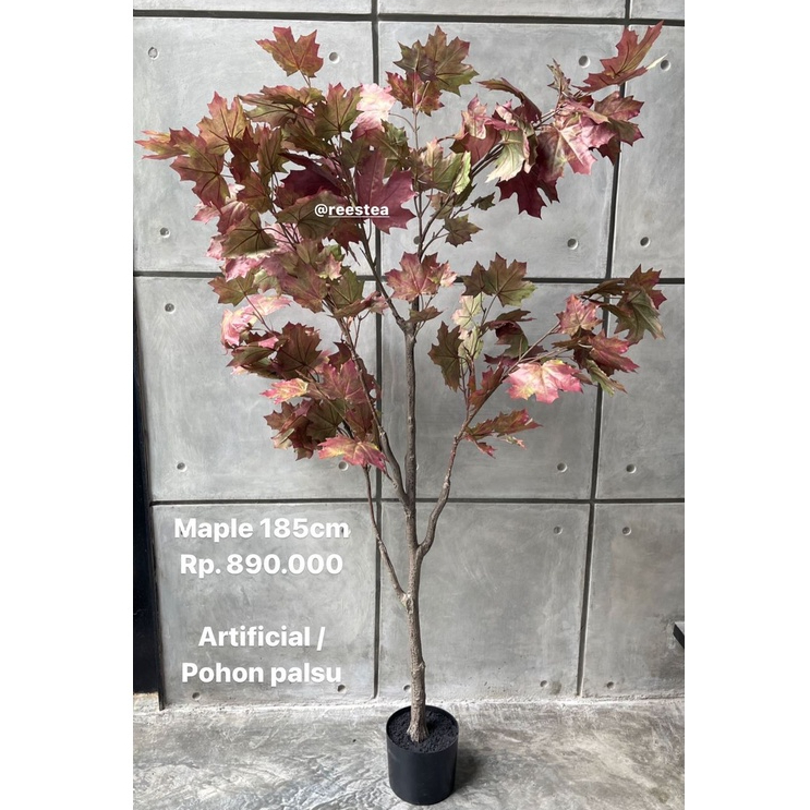 Pohon Hias Maple Tinggi 185cm / Pohon Hias Palsu/ Artficial Plant