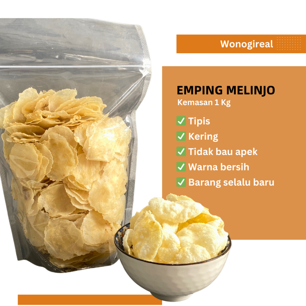 

Emping Melinjo Wonogiri Mentah 1kg