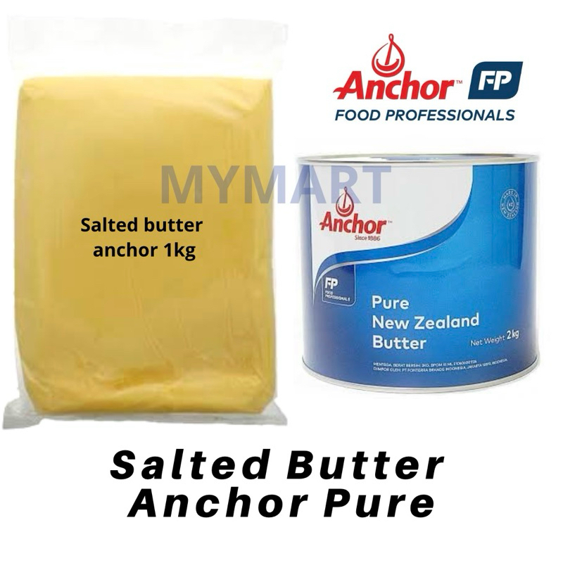 

Butter Salted Anchor 1KG butter Salted Pure Anchor kemasan 1kg Butter Salted Butter Asin Anchor