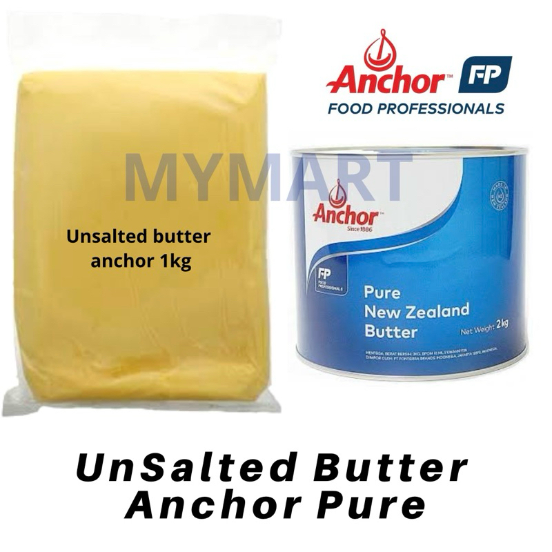 

Unsalted Butter Anchor Pure 1KG Unsalted butter Anchor Butter Pure original