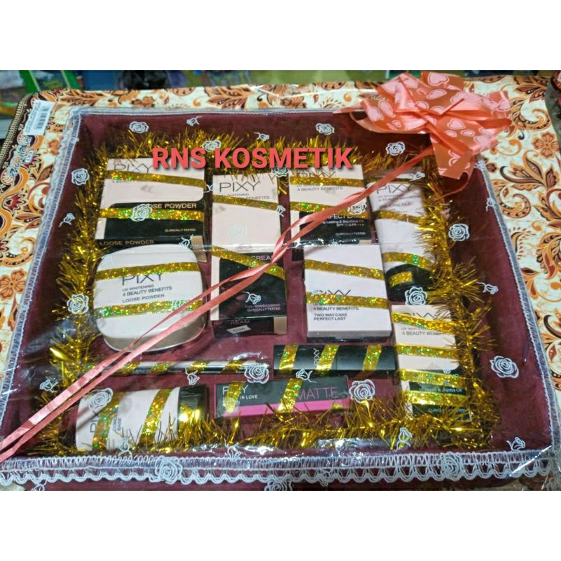PIXY PAKET SESERAHAN/HANTARAN NIKAH/BINGKISAN MAKE UP KOSMETIK