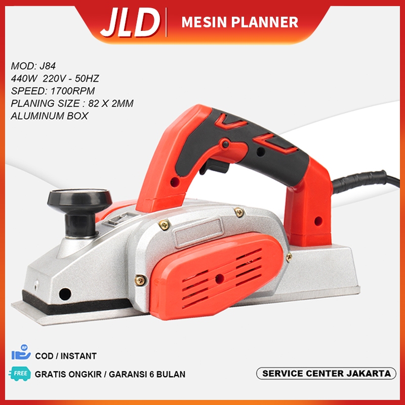 JLD Mesin planner 440w Mesin Serut Kayu / Electric Wood Planer Machine / Electric Planner Alat Pertukangan Mesin planner