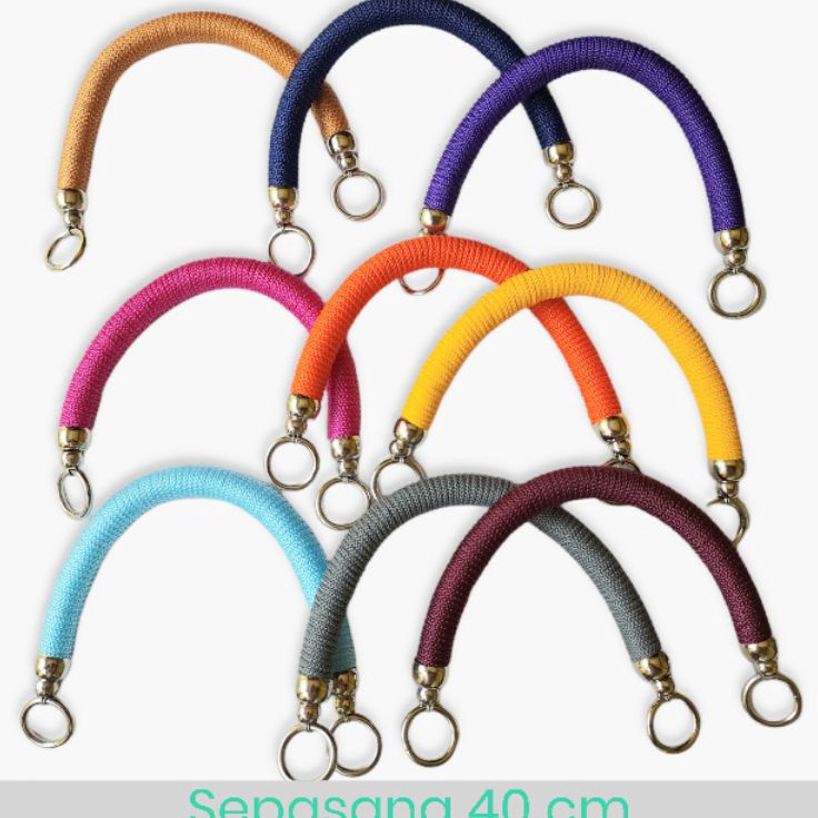 Terlaris Handle Tas Polos 4 cm untuk tas tali kur tas jali tas rajut dan tas anyaman plastik