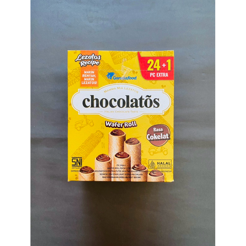 

Chocolatos Wafer 500/cemilan isi 24 pcs