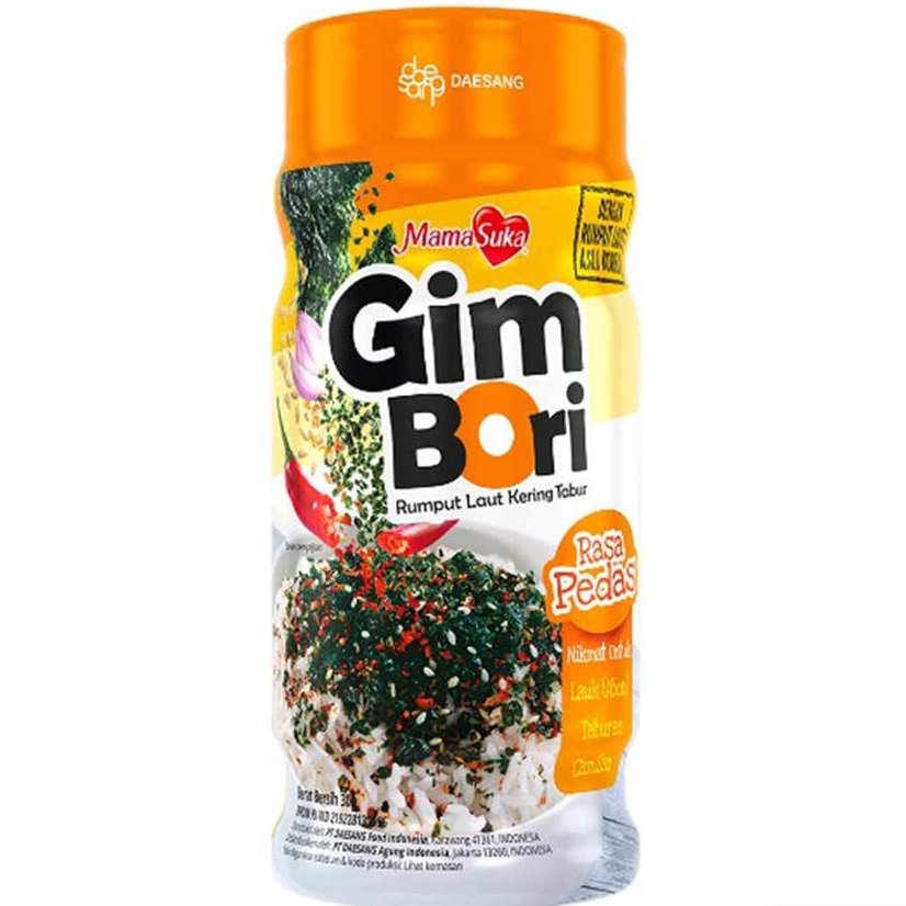

MAMASUKA Gim Bori Rumput Laut Tabur Pedas 30gr