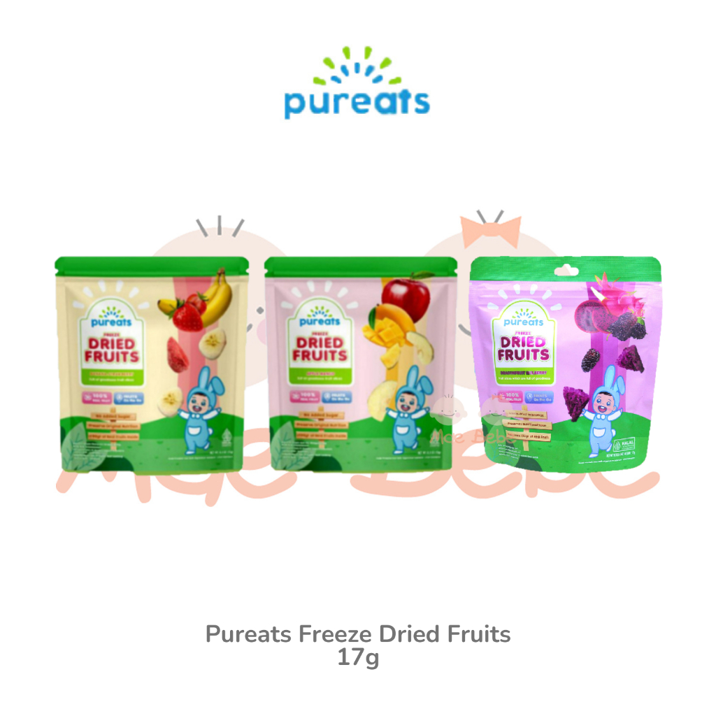 

[PROMO] Pureats Freeze Dried Fruits Snack Camilan Buah Kering 15g