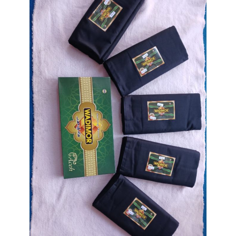 SARUNG WADIMOR/SARUNG WADIMOR HITAM/WADIMOR INDONESIA/SARUNG HITAM/SARUNG COWOK HITAM