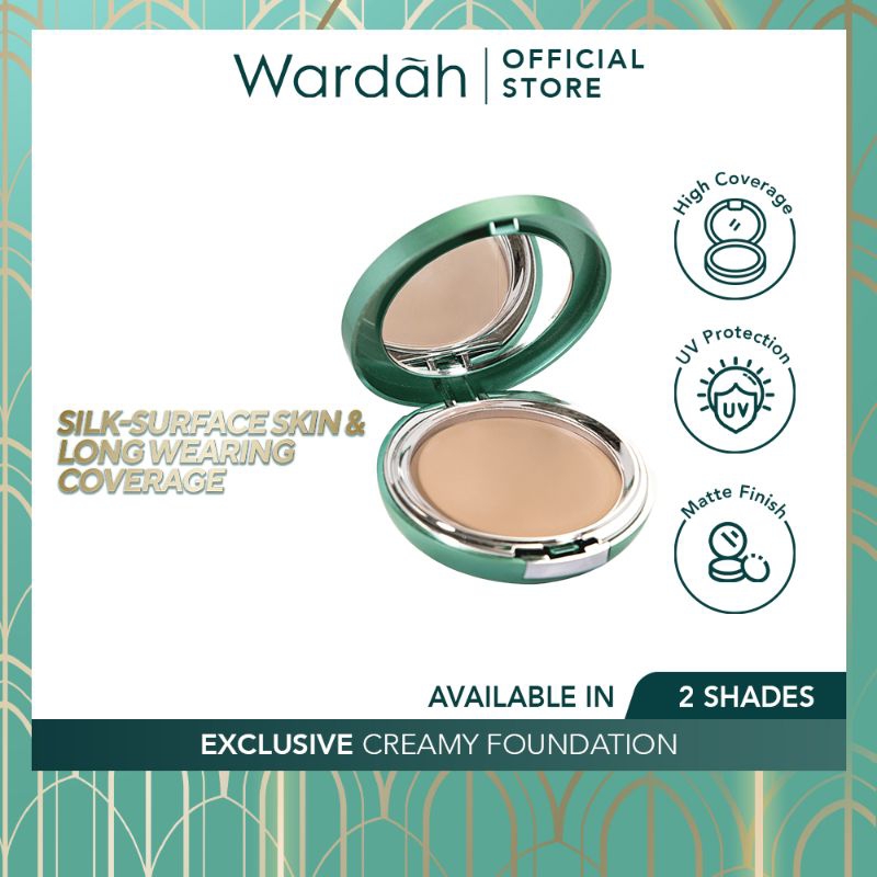 Wardah Exclusive Creamy Foundation - Bedak sekaligus foundation