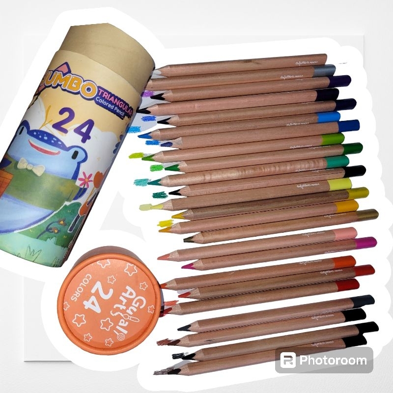 

Pensil Warna Gulali Arts 24 Color Little Creator - Jumbo Triangular Pencils - Sangat Tepat untuk Latihan Menulis