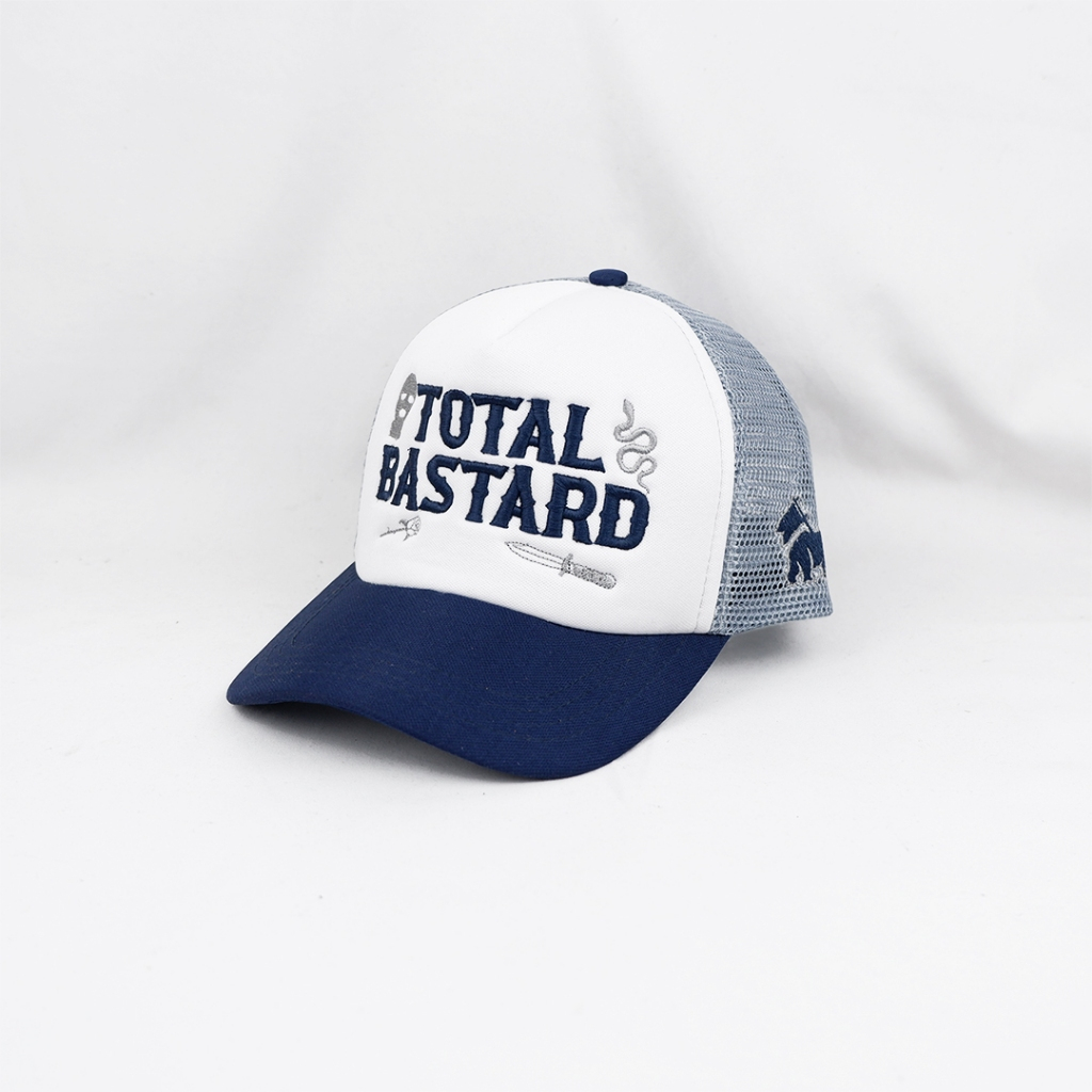 TOPI TRUCKER BORDIR ALLHOOD - TOTAL BASTARD / Topi Bisbal / Topi Original Clothing / Topi Premium