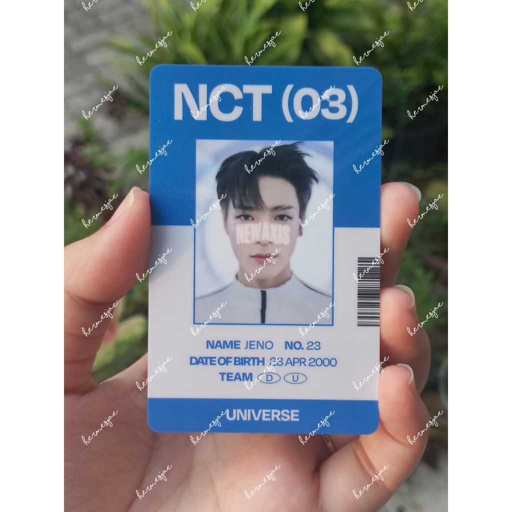 JENO ID PHOTOCARD TC UNIVERSE