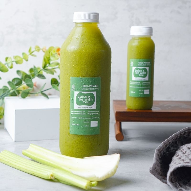 

Cell Power - 1 Liter Cold Pressed Juice ( Seledri Murni )