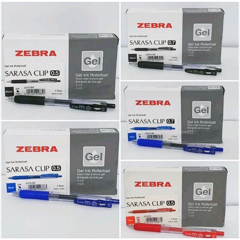 

Gel Pen ZEBRA SARASA Clip 0,5mm (12pcs)