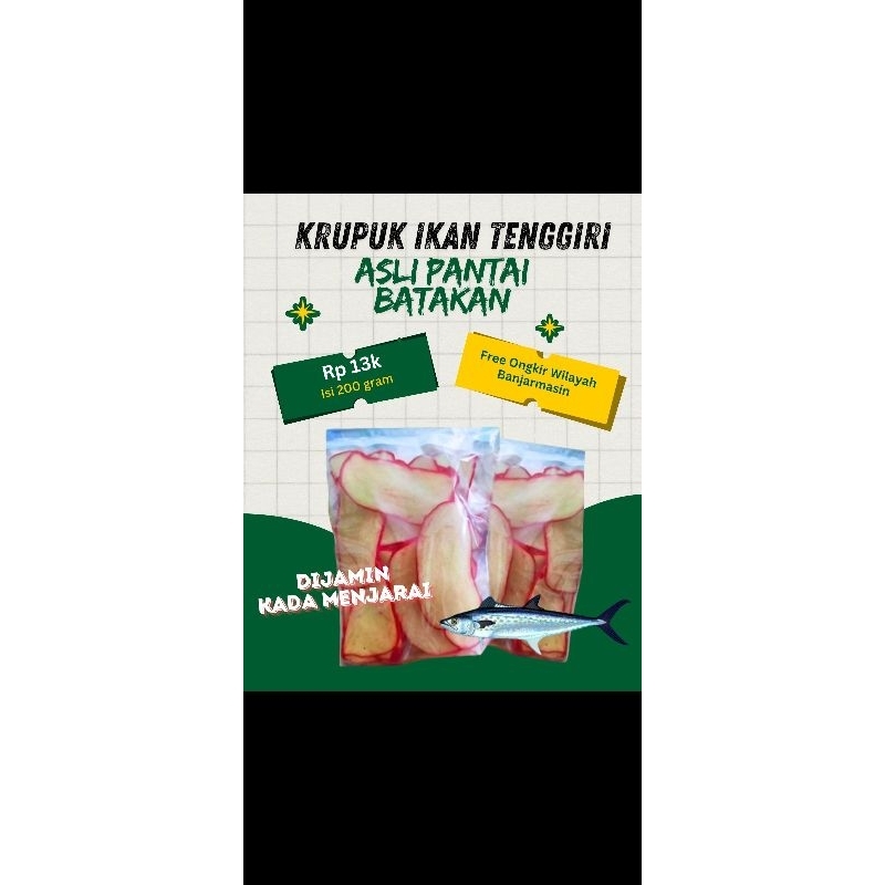 

Kerupuk Ikan Tenggiri
