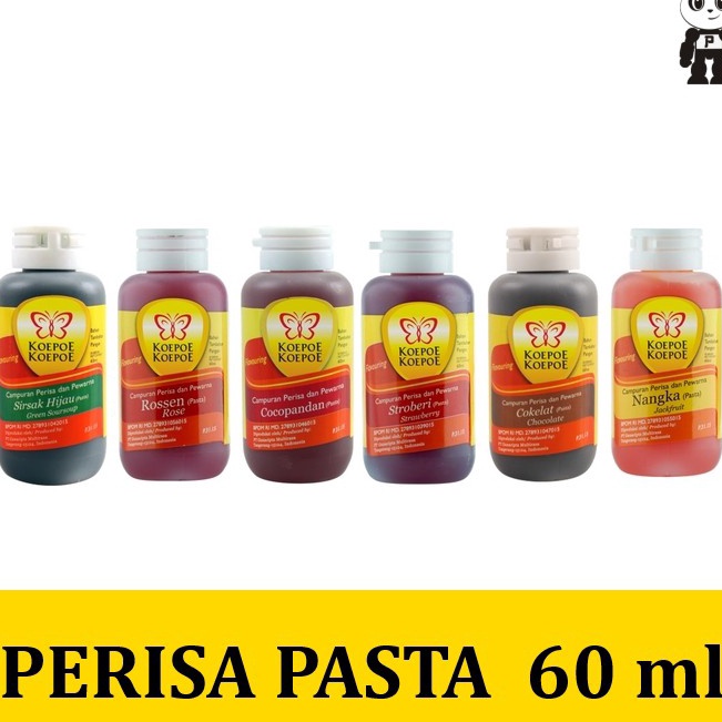 

si Ready KOEPOE KOEPOE Pasta Perisa Komplit 6ml Moka Vanilla Lemon Pandan Alpukat Durian Coklat Santan Melon M67