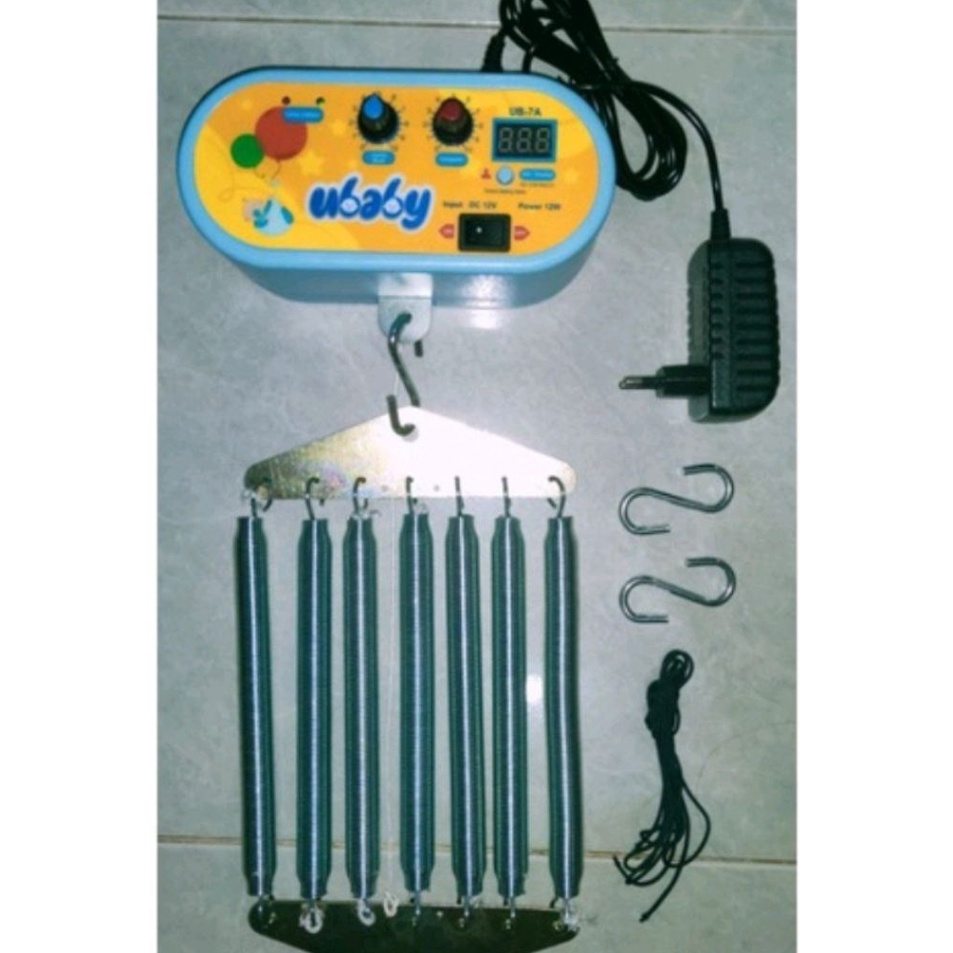 6tBest Ayunan Bayi Elektrik Mesin Ayunan Listrik Bayi Otomatis U Baby 7 per V83