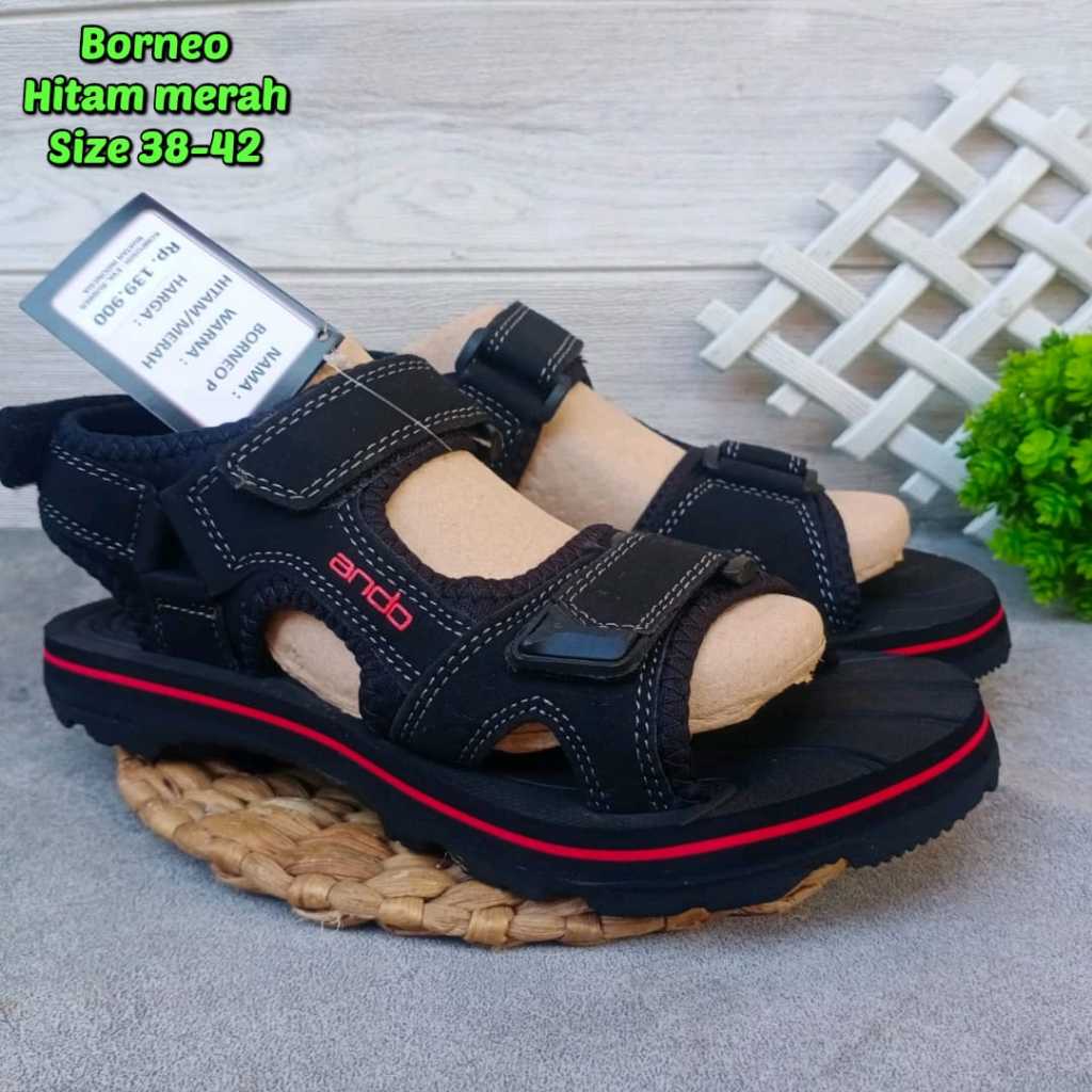 SANDAL GUNUNG PRIA ANDO SCOOTS BORNEO BENTLY ARROWTECH SIZE 38-42 - SANDAL GUNUNG PRIA MURAH KEREN -