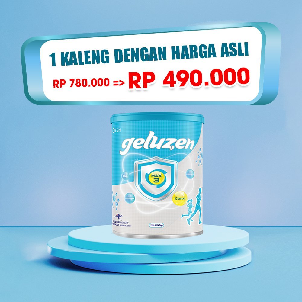 

Geluzen Max3 Susu Tulang Dan Sendi 500g - Meningkatkan Kesehatan Tulang Dan Sendi