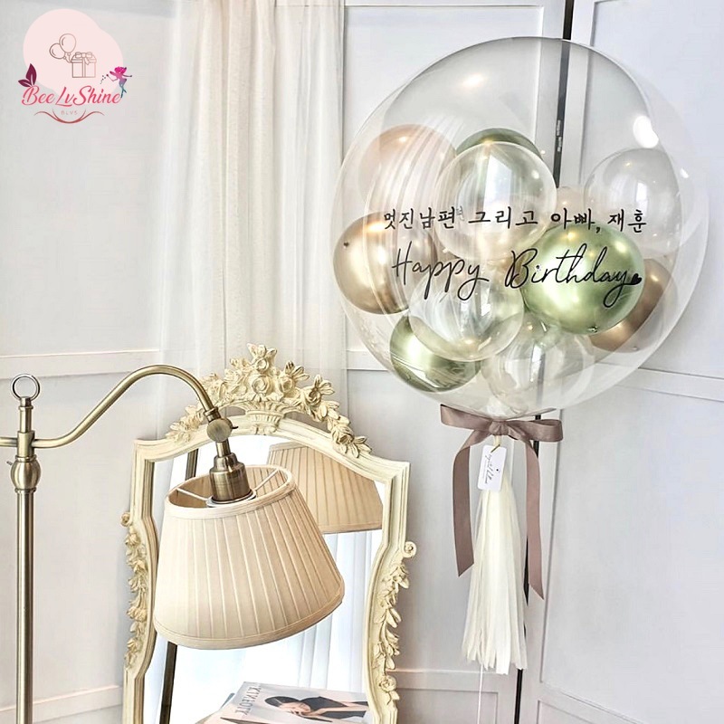 Balon Transparan PVC 36 inch /pcs Bobo Jumbo