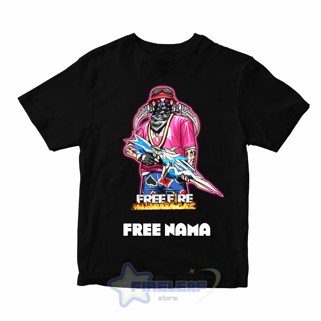 BAJU ATASAN KAOS ANAK FREE FIRE BATTLEGROUND BUNDLE OLD