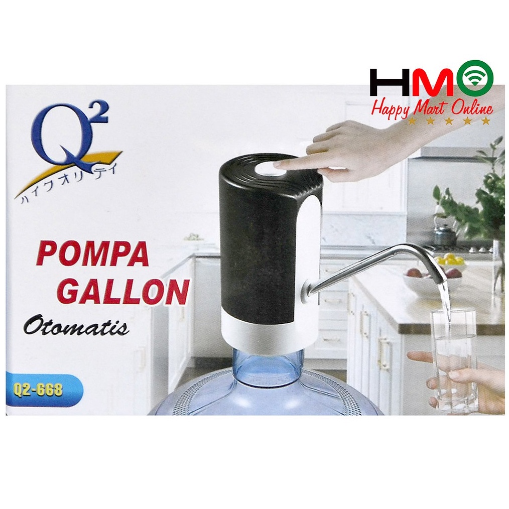 KODE O1H4 Pompa Air Galon Elektrik  Pompa Galon Elektrik Charger USB  Q2 668  Q2 678  Q2 688  Q2 618