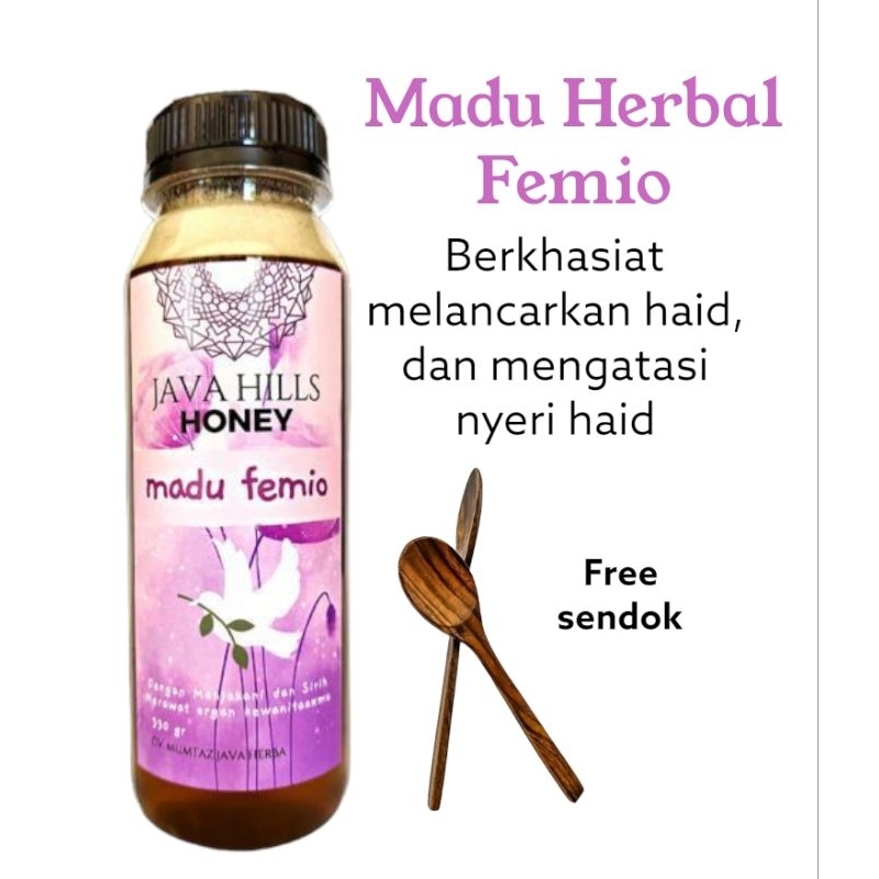 

Madu Femio JavaHills Honey Herbal untuk mengatasi masalah kewanitaan original Java hills 330gr