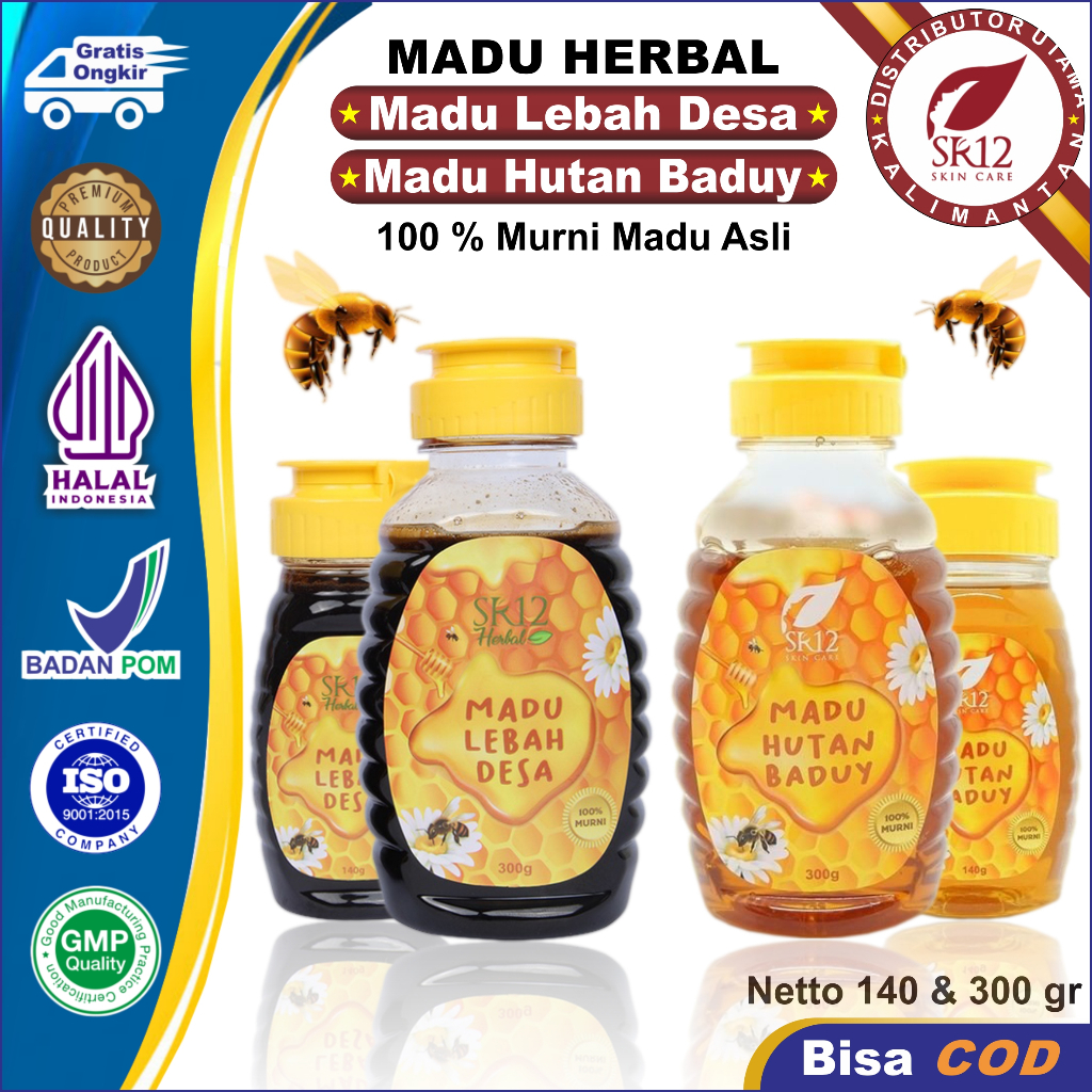 

SR12 Madu Lebah Desa | Madu Hutan Baduy | Madu Asli | Madu SR12 Herbal | Meningkatkan Imunitas Tubuh