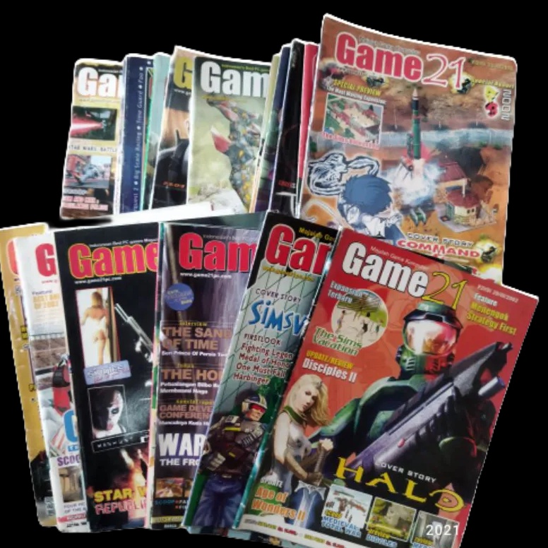 KODE F88Z MAJALAH GAME KOMPUTER 21 GAME MASTER DIGI GAME ADVANCE ANIMASI COMIC