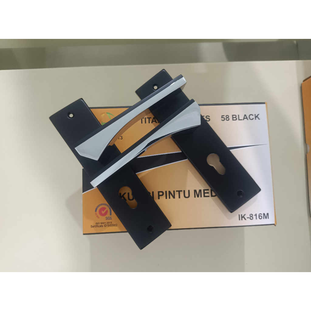 Handle Set Tanggung "IGM" Kunci Pintu Tebal Titanium Stainles Steel Berkualitas